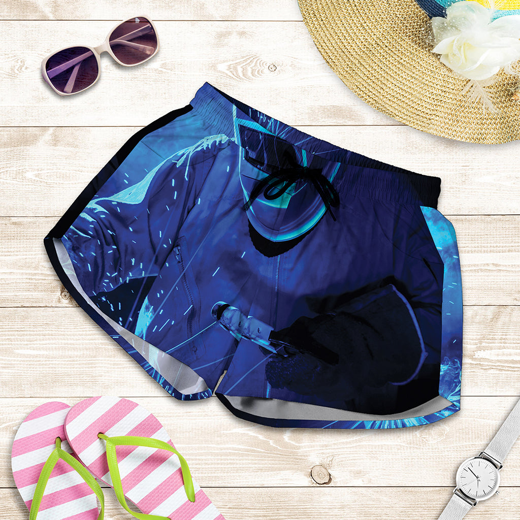 Industrial Welder Print Women's Shorts