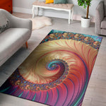 Infinite Fractal Print Area Rug
