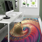Infinite Fractal Print Area Rug