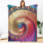 Infinite Fractal Print Blanket