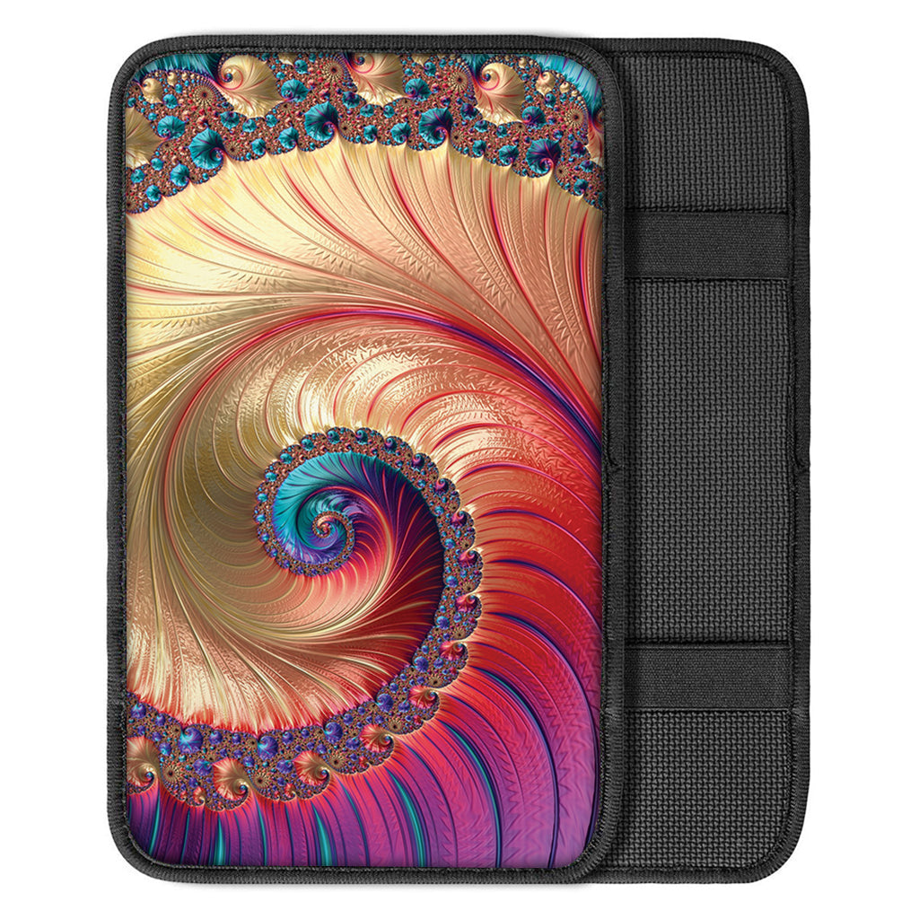 Infinite Fractal Print Car Center Console Cover