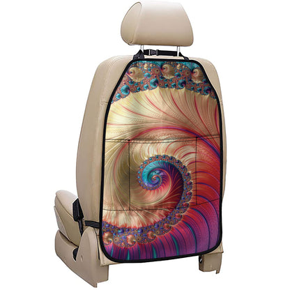 Infinite Fractal Print Car Seat Organizers