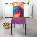 Infinite Fractal Print Dining Chair Slipcover