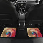 Infinite Fractal Print Front and Back Car Floor Mats
