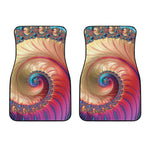 Infinite Fractal Print Front Car Floor Mats