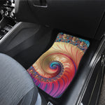 Infinite Fractal Print Front Car Floor Mats