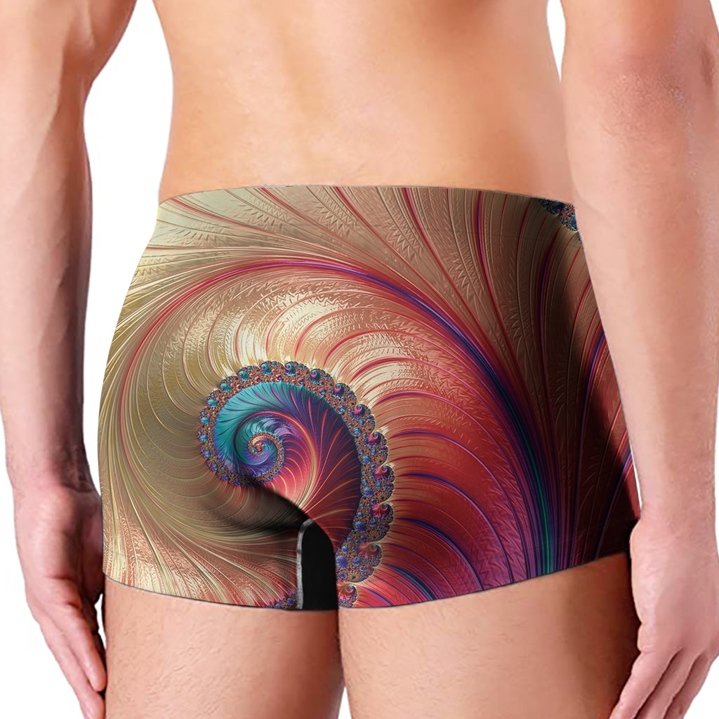 Infinite Fractal Print Men's Boxer Briefs
