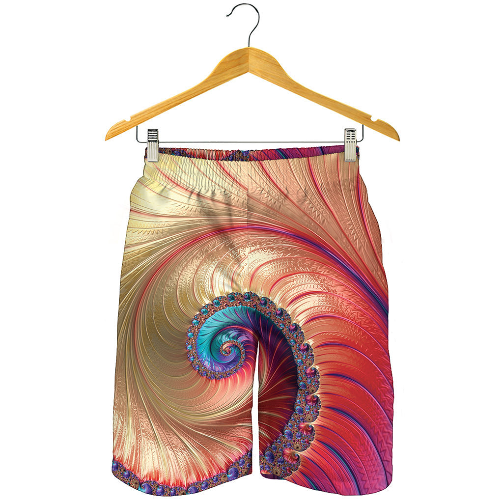 Infinite Fractal Print Men's Shorts