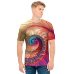 Infinite Fractal Print Men's T-Shirt