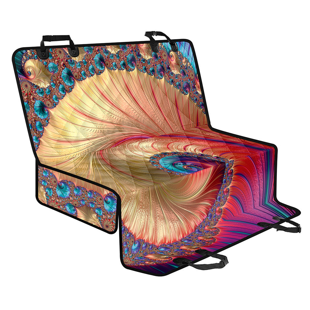 Infinite Fractal Print Pet Car Back Seat Cover