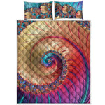 Infinite Fractal Print Quilt Bed Set