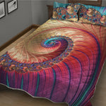 Infinite Fractal Print Quilt Bed Set