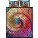 Infinite Fractal Print Quilt Bed Set
