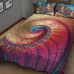 Infinite Fractal Print Quilt Bed Set