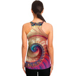 Infinite Fractal Print Women's Racerback Tank Top