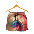 Infinite Fractal Print Women's Shorts