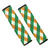 Irish Argyle Pattern Print Car Seat Belt Covers