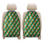 Irish Argyle Pattern Print Car Seat Organizers