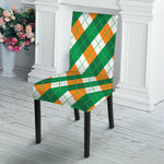 Irish Argyle Pattern Print Dining Chair Slipcover