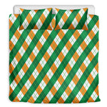 Irish Argyle Pattern Print Duvet Cover Bedding Set