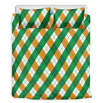 Irish Argyle Pattern Print Duvet Cover Bedding Set