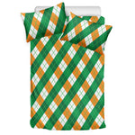 Irish Argyle Pattern Print Duvet Cover Bedding Set