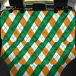 Irish Argyle Pattern Print Pet Car Back Seat Cover