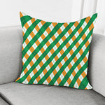 Irish Argyle Pattern Print Pillow Cover