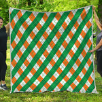 Irish Argyle Pattern Print Quilt