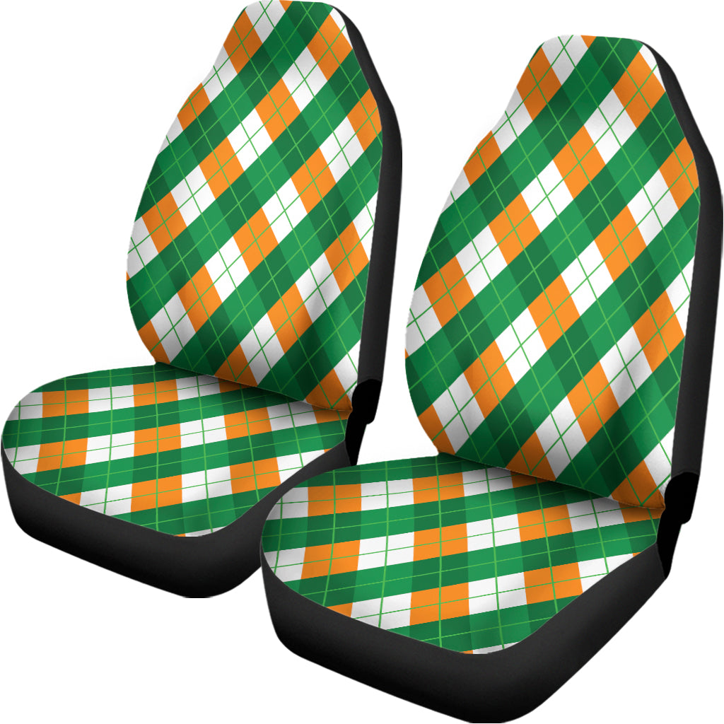 Irish Argyle Pattern Print Universal Fit Car Seat Covers