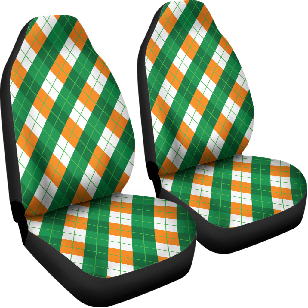 Irish Argyle Pattern Print Universal Fit Car Seat Covers