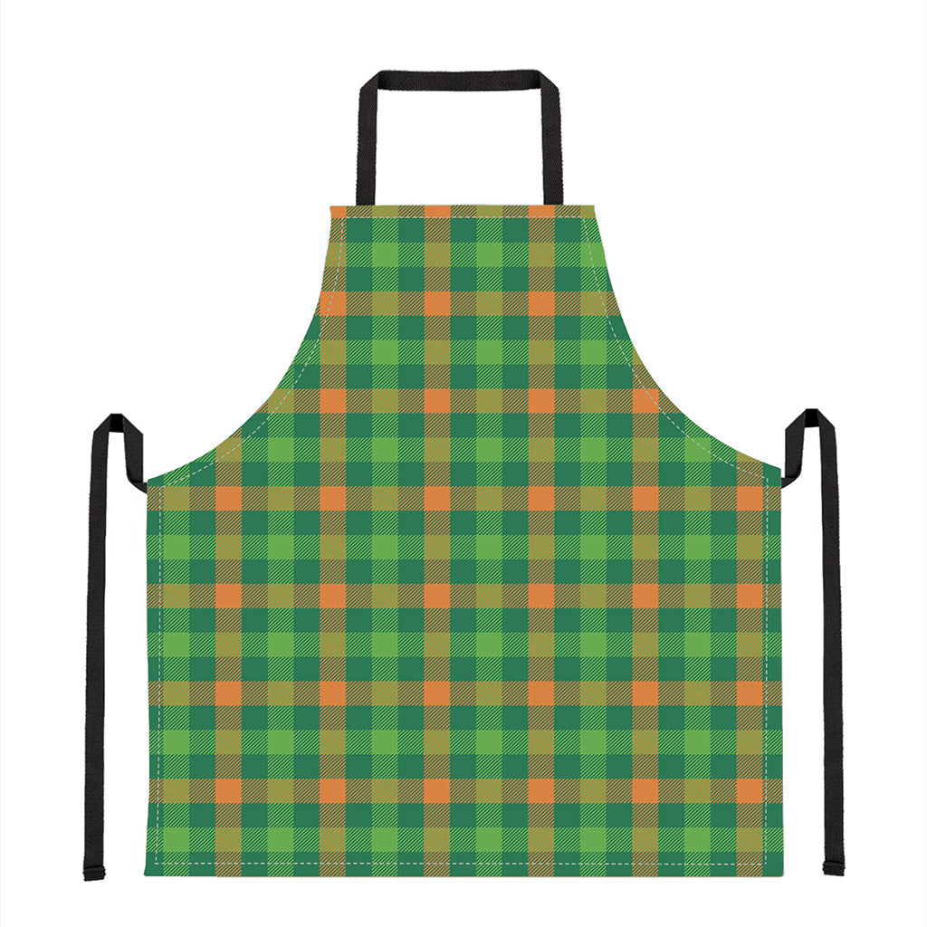 Irish Buffalo Check Pattern Print Apron