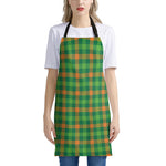 Irish Buffalo Check Pattern Print Apron