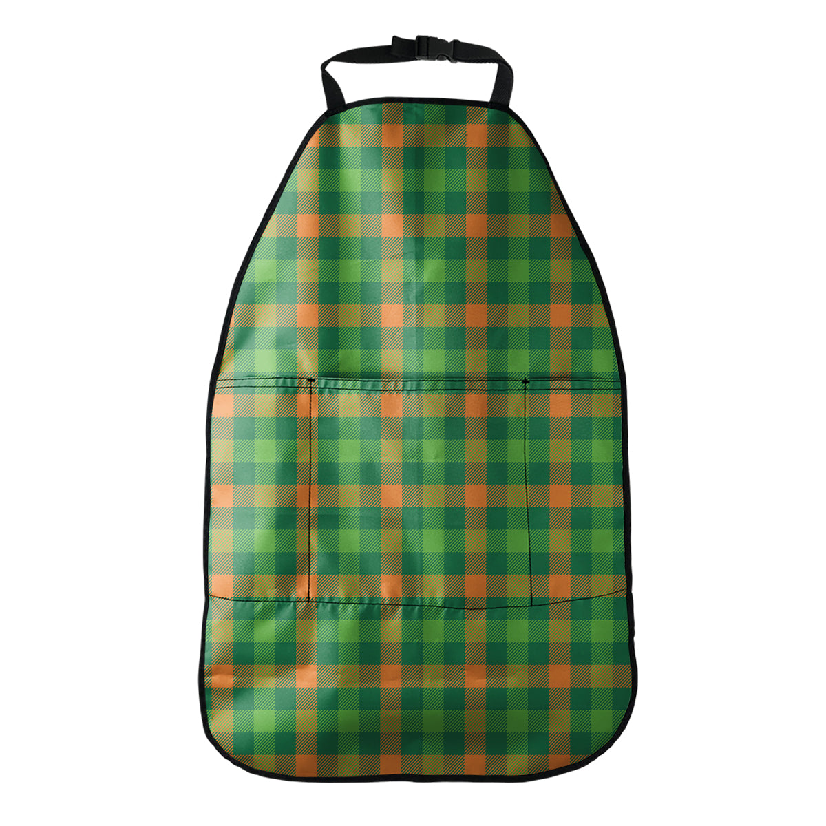 Irish Buffalo Check Pattern Print Car Seat Organizers