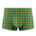 Irish Buffalo Check Pattern Print Men's Boxer Briefs