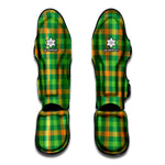 Irish Buffalo Check Pattern Print Muay Thai Shin Guard