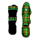 Irish Buffalo Check Pattern Print Muay Thai Shin Guard