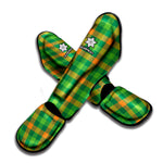 Irish Buffalo Check Pattern Print Muay Thai Shin Guard