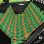 Irish Buffalo Check Pattern Print Pet Car Back Seat Cover