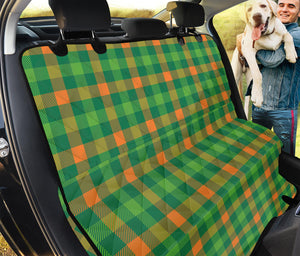 Irish Buffalo Check Pattern Print Pet Car Back Seat Cover