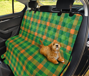 Irish Buffalo Check Pattern Print Pet Car Back Seat Cover