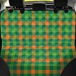 Irish Buffalo Check Pattern Print Pet Car Back Seat Cover