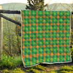 Irish Buffalo Check Pattern Print Quilt