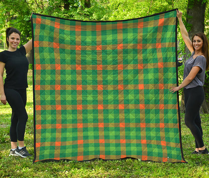 Irish Buffalo Check Pattern Print Quilt