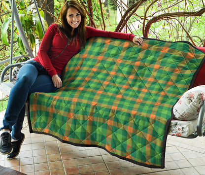 Irish Buffalo Check Pattern Print Quilt