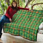 Irish Buffalo Check Pattern Print Quilt