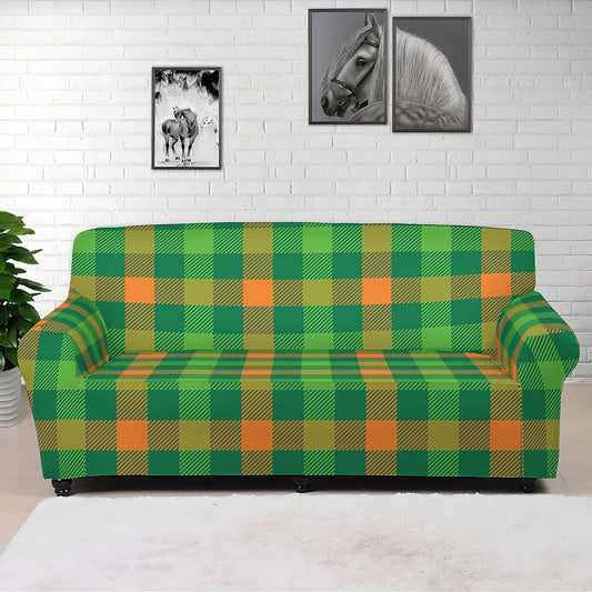 Irish Buffalo Check Pattern Print Sofa Cover