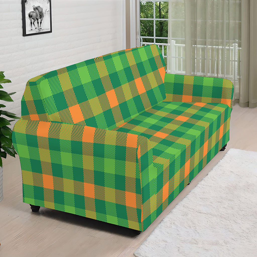 Irish Buffalo Check Pattern Print Sofa Cover