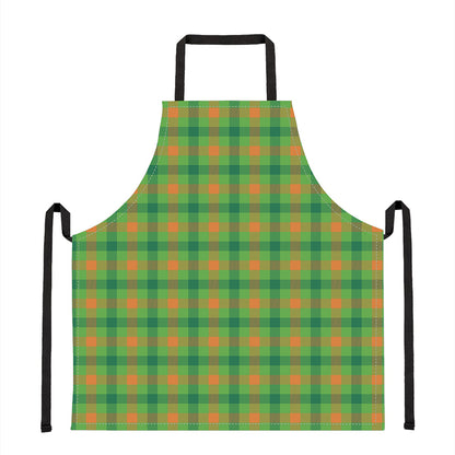 Irish Buffalo Plaid Pattern Print Apron