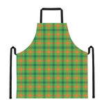 Irish Buffalo Plaid Pattern Print Apron